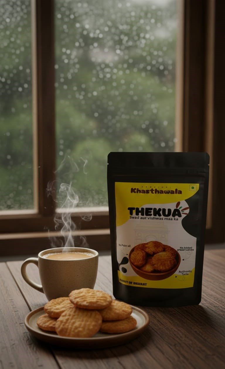 ATTA THEKUA (atta mixed with elaichi,sugar,milk,ghee then fried) (300gm)